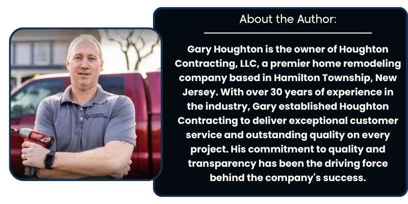 Image of Gary Houghton along with his Author Bio