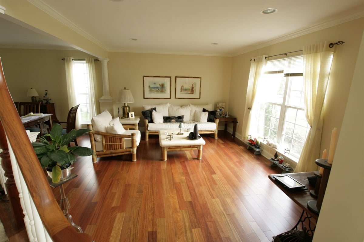 formal living room with bamboo furniture and hardwood floors houghton contracting custom home project in newtown pa-optimized
