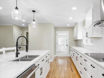 Kitchen remodel with custom cabinetry