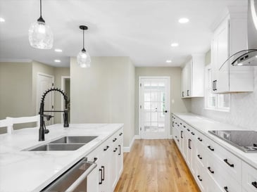 Kitchen remodel with custom cabinetry